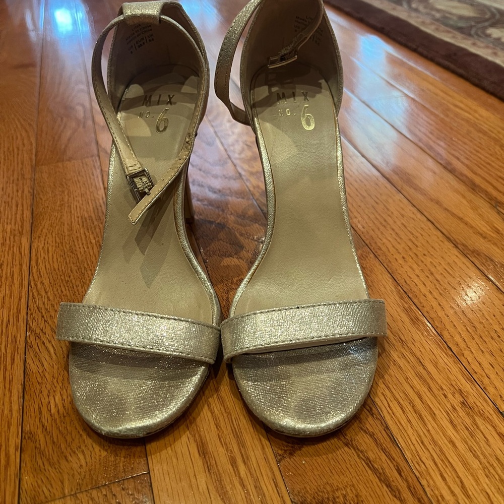 Mix No. 6 Gold Sparkle Women's Heels